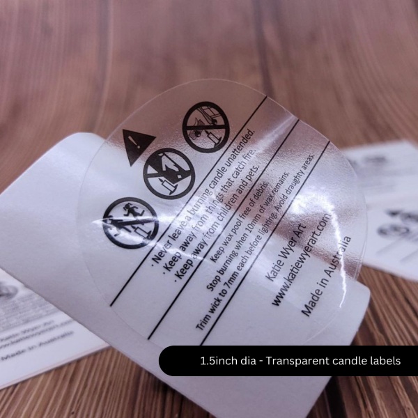 Transparent Label Sticker